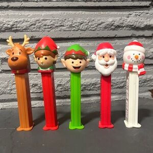 PEZ Christmas Character Dispensers Set